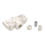 SLV 1001542 PENDELLEUCHTENADAPTER, für Hochvolt-Stromschiene 3Phasen, verkehrsweiss, inkl. Montagezubehör 