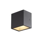 SLV 1002032 SITRA S, LED Outdoor Wand- und Deckenaufbauleuchte, anthrazit, IP65, 3000 K, 10 W 