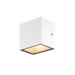 SLV 1002033 SITRA S, LED Outdoor Wand- und Deckenaufbauleuchte, weiß, IP65, 3000 K, 10 W 