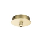 SLV 1002163 FITU single Rosette, soft gold 
