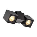 SLV 1002215 ALTRA DICE, Indoor Wand- und Deckenaufbauleuchte, double, QPAR51, schwarz 