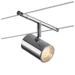 SLV 1002696 NOBLO SPOT, Seilleuchte für Niedervolt-Seilsystem 2700 K chrom 