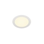 SLV 1003009 SENSER 18, Indoor LED Deckeneinbauleuchte rund weiß 3000 K 