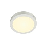 SLV 1003016 SENSER 24, Indoor LED Deckenaufbauleuchte rund weiß 3000 K 