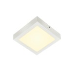 SLV 1003018 SENSER 18, Indoor LED Deckenaufbauleuchte eckig weiß 3000 K 