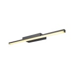 SLV 1003506 GLENOS® 60, Indoor LED Spiegelleuchte schwarz CCT switch 3000/4000 K 
