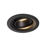 SLV 1003556 NUMINOS® MOVE M DL, Indoor LED Deckeneinbauleuchte schwarz/schwarz 2700 K 40° dreh- und schwenkbar 