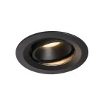 SLV 1003577 NUMINOS® MOVE M DL, Indoor LED Deckeneinbauleuchte schwarz/schwarz 3000 K 20° dreh- und schwenkbar 