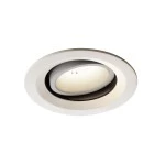 SLV 1003614 NUMINOS® MOVE M DL, Indoor LED Deckeneinbauleuchte weiß/weiß 4000 K 20° dreh- und schwenkbar 