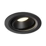 SLV 1003679 NUMINOS® MOVE L DL, Indoor LED Deckeneinbauleuchte schwarz/schwarz 4000 K 55° dreh- und schwenkbar 