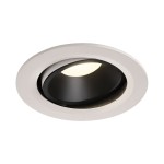 SLV 1003685 NUMINOS® MOVE L DL, Indoor LED Deckeneinbauleuchte weiß/schwarz 4000 K 20° dreh- und schwenkbar 