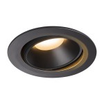 SLV 1003703 NUMINOS® MOVE XL DL, Indoor LED Deckeneinbauleuchte schwarz/schwarz 2700 K 55° dreh- und schwenkbar 