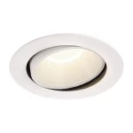 SLV 1003761 NUMINOS® MOVE XL DL, Indoor LED Deckeneinbauleuchte weiß/weiß 4000 K 40° dreh- und schwenkbar 