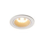 SLV 1003812 NUMINOS® S DL, Indoor LED Deckeneinbauleuchte weiß/weiß 3000 K 55° inkl. Blattfedern 