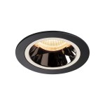 SLV 1003846 NUMINOS® M DL, Indoor LED Deckeneinbauleuchte schwarz/chrom 2700 K 40° 