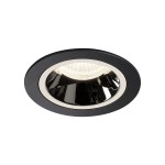 SLV 1003891 NUMINOS® M DL, Indoor LED Deckeneinbauleuchte schwarz/chrom 4000 K 20° 