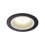 SLV 1003896 NUMINOS® M DL, Indoor LED Deckeneinbauleuchte schwarz/weiß 4000 K 55° 