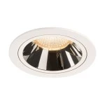 SLV 1003933 NUMINOS® L DL, Indoor LED Deckeneinbauleuchte weiß/chrom 2700 K 55° 