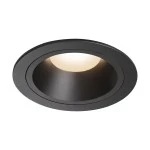 SLV 1003943 NUMINOS® L DL, Indoor LED Deckeneinbauleuchte schwarz/schwarz 3000 K 55° 