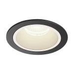 SLV 1003965 NUMINOS® L DL, Indoor LED Deckeneinbauleuchte schwarz/weiß 4000 K 40° 