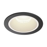 SLV 1003968 NUMINOS® L DL, Indoor LED Deckeneinbauleuchte schwarz/weiß 4000 K 55° 