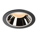 SLV 1003993 NUMINOS® XL DL, Indoor LED Deckeneinbauleuchte schwarz/chrom 2700 K 55° 
