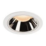 SLV 1004002 NUMINOS® XL DL, Indoor LED Deckeneinbauleuchte weiß/chrom 2700 K 40° 