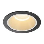 SLV 1004013 NUMINOS® XL DL, Indoor LED Deckeneinbauleuchte schwarz/weiß 3000 K 40° 