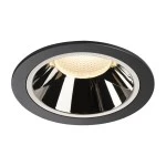 SLV 1004014 NUMINOS® XL DL, Indoor LED Deckeneinbauleuchte schwarz/chrom 3000 K 40° 
