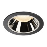 SLV 1004017 NUMINOS® XL DL, Indoor LED Deckeneinbauleuchte schwarz/chrom 3000 K 55° 