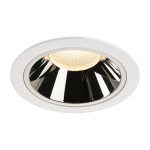 SLV 1004023 NUMINOS® XL DL, Indoor LED Deckeneinbauleuchte weiß/chrom 3000 K 20° 