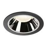 SLV 1004041 NUMINOS® XL DL, Indoor LED Deckeneinbauleuchte schwarz/chrom 4000 K 55° 