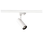 SLV 1004080 NUMINOS® S 3Ph., PHASE, 3~ Spot, zylindrisch, 2700 K, 8 W, 60°, matt weiß / matt schwarz 