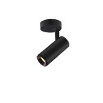SLV 1004099 NUMINOS® S CW, PHASE, Deckenaufbauleuchte, 2700 K, 8 W, 36°, matt schwarz 