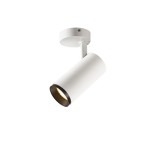 SLV 1004200 NUMINOS® M SPOT, PHASE, Deckenaufbauleuchte, 2700 K, 14 W, 60°, matt weiß / matt schwarz 