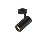 SLV 1004204 NUMINOS® M SPOT, PHASE, Deckenaufbauleuchte, 3000 K, 14 W, 60°, matt schwarz 