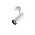 SLV 1004207 NUMINOS® M SPOT, PHASE, Deckenaufbauleuchte, 3000 K, 14 W, 36°, matt weiß / matt schwarz 