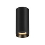 SLV 1004220 NUMINOS® M CL, PHASE, Deckenaufbauleuchte, 2700 K, 14 W, 60°, matt schwarz 
