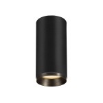 SLV 1004228 NUMINOS® M CL, PHASE, Deckenaufbauleuchte, 3000 K, 14 W, 60°, matt schwarz 