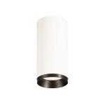 SLV 1004238 NUMINOS® M CL, PHASE, Deckenaufbauleuchte, 4000 K, 14 W, 24°, matt weiß / matt schwarz 