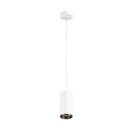 SLV 1004254 NUMINOS® M PD, PHASE, Pendelleuchte, Pendellänge 250 cm, 3000 K, 14 W, 24°, matt weiß / matt schwarz 