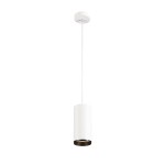 SLV 1004344 NUMINOS® L PD, PHASE, Pendelleuchte, Pendellänge 250 cm, 2700 K, 20 W, 60°, matt weiß / matt schwarz 