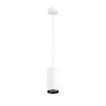 SLV 1004360 NUMINOS® L PD, PHASE, Pendelleuchte, Pendellänge 250 cm, 4000 K, 20 W, 60°, matt weiß / matt schwarz 
