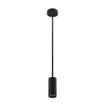 SLV 1004443 NUMINOS® S PD, DALI, Pendelleuchte, Pendellänge 250 cm, 3000 K, 7,8 W, 36°, matt schwarz 