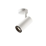 SLV 1004502 NUMINOS® M SPOT, DALI, Deckenaufbauleuchte, 4000 K, 13 W, 24°, matt weiß / matt schwarz 