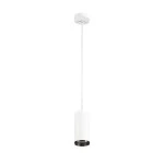 SLV 1004551 NUMINOS® M PD, DALI, Pendelleuchte, Pendellänge 250 cm, 4000 K, 13 W, 36°, matt weiß / matt schwarz 