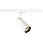 SLV 1004559 NUMINOS® L 3Ph., DALI, 3~ Spot, zylindrisch, 2700 K, 19 W, 36°, matt weiß / matt schwarz 