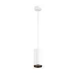 SLV 1004630 NUMINOS® L PD, DALI, Pendelleuchte, Pendellänge 250 cm, 2700 K, 19 W, 24°, matt weiß / matt schwarz 