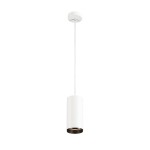 SLV 1004632 NUMINOS® L PD, DALI, Pendelleuchte, Pendellänge 250 cm, 2700 K, 19 W, 60°, matt weiß / matt schwarz 