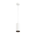SLV 1004640 NUMINOS® L PD, DALI, Pendelleuchte, Pendellänge 250 cm, 3000 K, 19 W, 60°, matt weiß / matt schwarz 